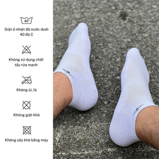 [ Combo 10 Đôi ] Tất Nam Cổ Ngắn Logo Chun T&T SOCKS Co Giãn Lưới Thoáng khi - NAM203