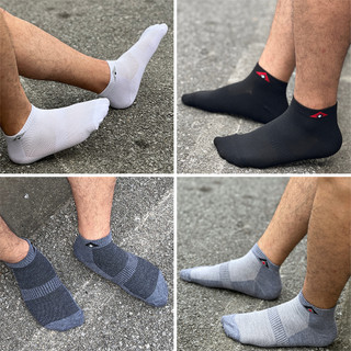 [ Combo 10 Đôi ] Tất Nam Cổ Ngắn Logo Chun T&T SOCKS Co Giãn Lưới Thoáng khi - NAM203