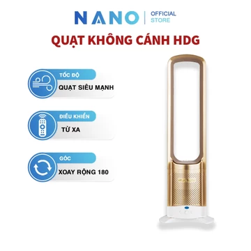 Quạt Không Cánh HDG Quạt Không Cánh Tích Hợp Máy Lọc Không Khí Đem Lại Luồng Không Khí Sạch Sẽ Thoáng Mát