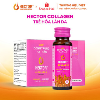 Nước uống collagen đông trùng hạ thảo Hector hộp 10 chai