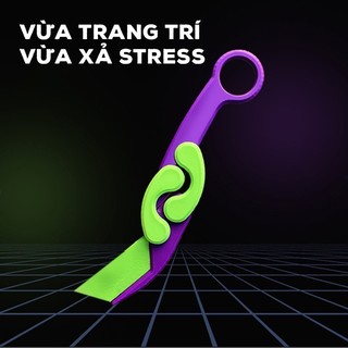 Dao 3d đồ chơi, dao bướm đồ chơi, dao xoay đồ chơi csgo nhựa mini độc lạ giải tỏa căng thẳng