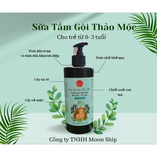 Sữa tắm gội thảo mộc  Moon Ship