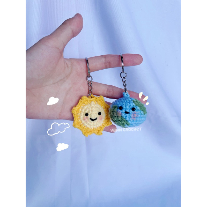 ẢNH THẬT - MÓC KHOÁ TRÁI ĐẤT MẶT TRỜI ☀️ 🌎