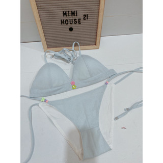 Áo bra Erica linen buộc dây cổ nhiều màu Hàng handmade