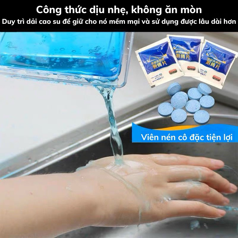 Combo Viên Sủi Rửa Kính Ô tô