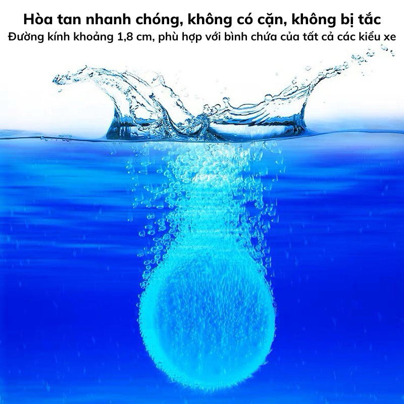 Combo Viên Sủi Rửa Kính Ô tô