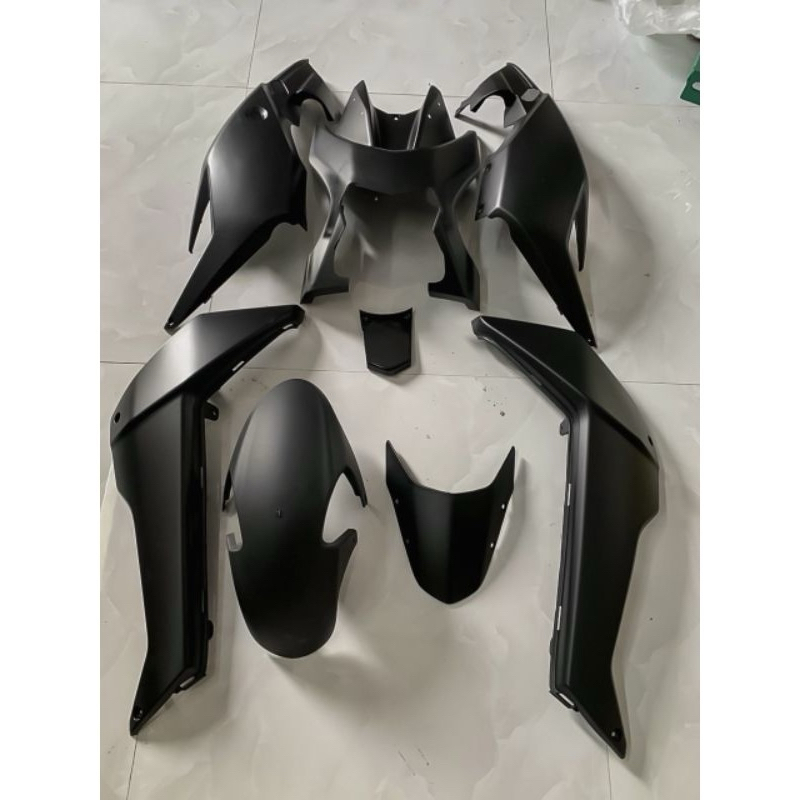 Bộ nhựa 6,7,8 món lắp xe điện Xmen đèn bi cầu( tặng kèm 4 ốc lắp mặt nạ) phụ tùng xe điện