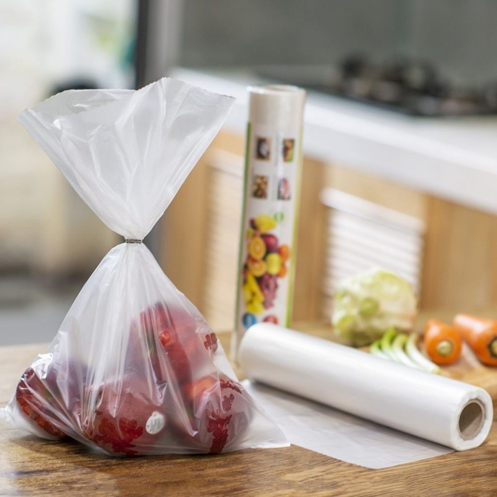 Set 3 cuộn bọc thực phẩm phân hủy sinh học (1 cuộn 20x30cm, 2 cuộn 25x35cm) thân thiện môi trường-Túi bọc thực phẩm.