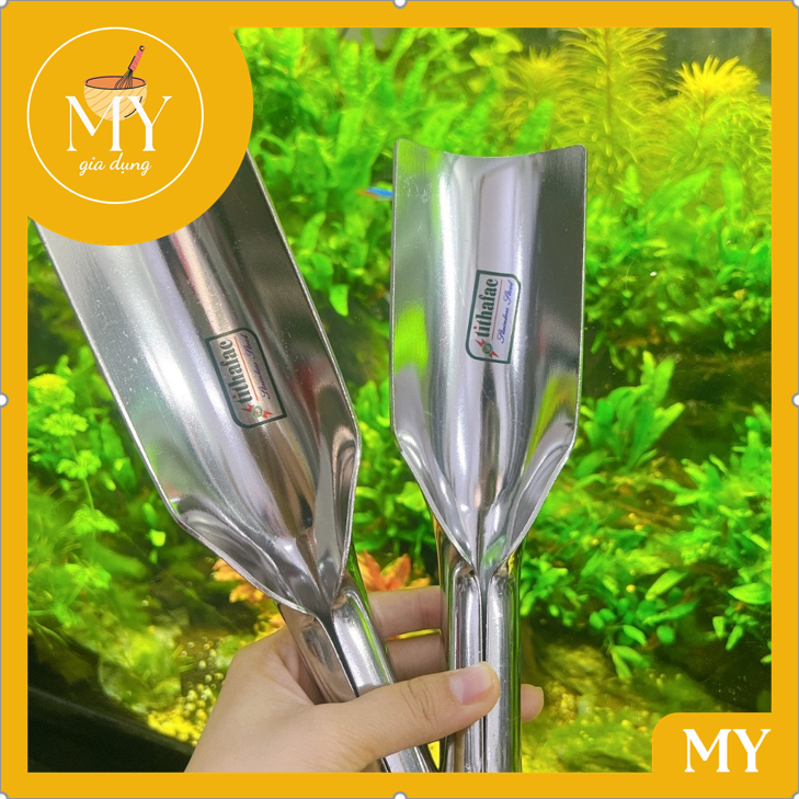 Dụng cụ đập xúc nước đá 2 in1 tiện lợi - Cây xúc đâp nước đá bằng inox TITHAFAC 2in1 kích thước (21.5 x 6.5 x 2cm)