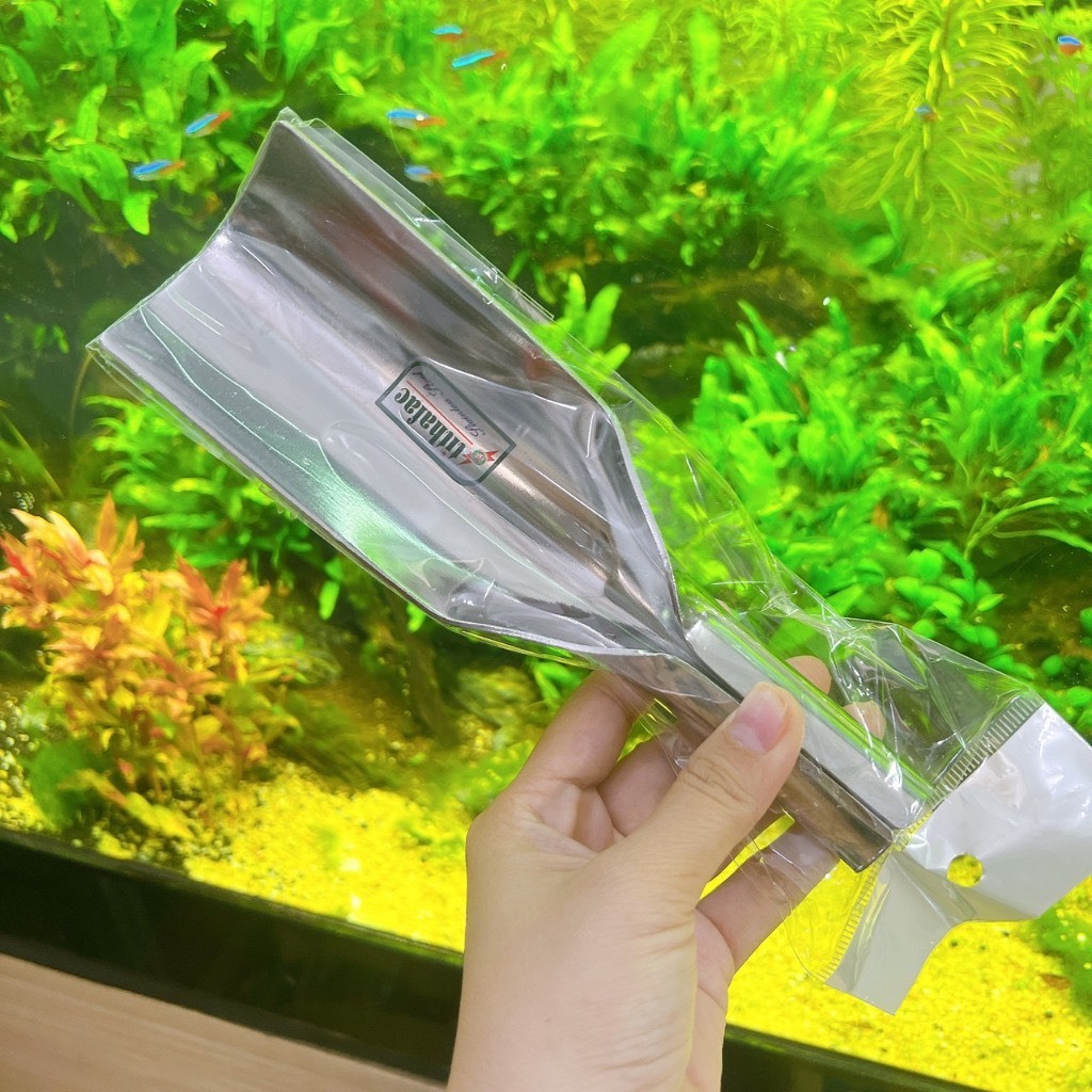 Dụng cụ đập xúc nước đá 2 in1 tiện lợi - Cây xúc đâp nước đá bằng inox TITHAFAC 2in1 kích thước (21.5 x 6.5 x 2cm)