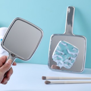 Gương cầm tay bỏ túi gương GỢN SÓNG NƯỚC họa tiết sành điệu sang trọng, Gương trang điểm cầm tay màu bạc sang trọng