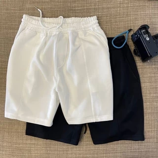 Quần Short Unisex Basic Thể Thao Mặc Thoáng Mát Phong Cách Hàn Quốc Nam Nữ Unisex