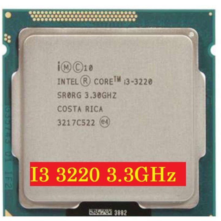 CPU core i3 3220 | i3 2100 | i3 2120 socket 1155 tặng keo tản nhiệt ...