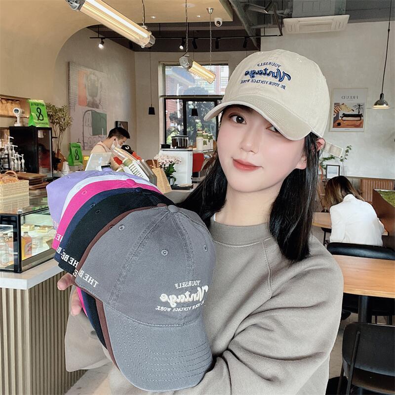 Nón lưỡi trai nam nữ thêu Vintage The Best LOULIHAT, mũ kết vải chống nắng from mềm thời trang Hàn Quốc