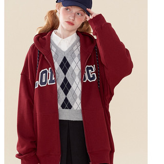 Áo Hoodie Zip Nam Nữ Tay Bồng Dáng Rộng Phong Cách Hàn Quốc