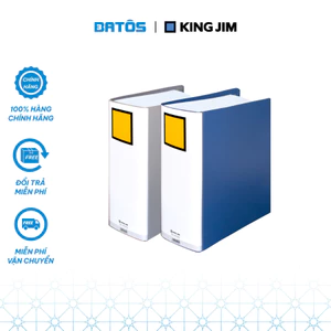 Bìa còng ống King Jim A4 1470GSV, 1475GSV, 1478GSV,1473GSV đa dạng sức chứa.