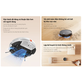 Robot hút bụi lau nhà Xiaomi Vacuum E5 White (BHR7969EU) - Chính hãng bảo hành 12 tháng