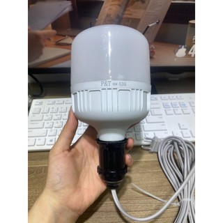 Bóng Đèn Treo 30W Dây Dài 5m Tiết Kiệm Điện Năng Ánh Sáng Trắng