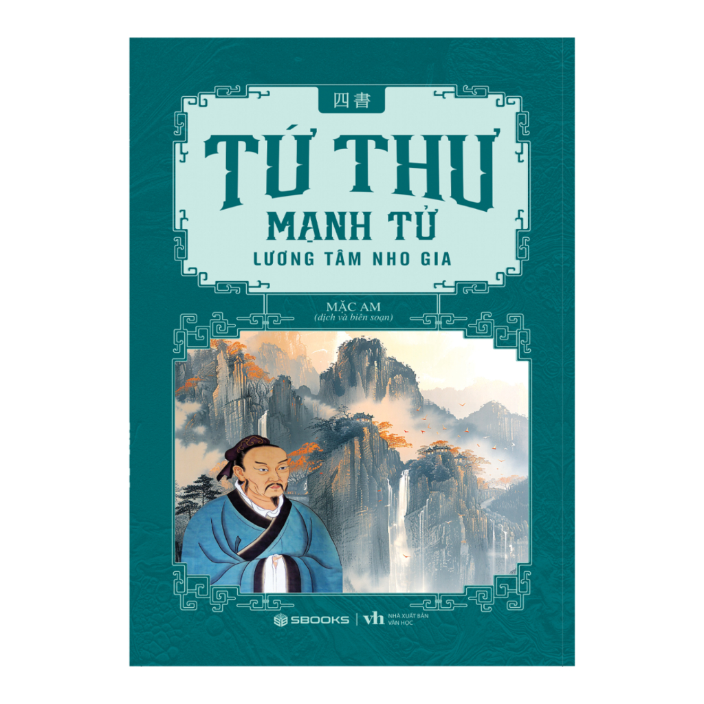 Sách - Combo 4 Cuốn Tứ Thư: Đại Học + Luận Ngữ + Trung Dung + Mạnh Tử - SBOOKS