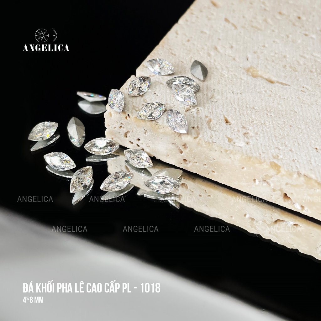 Túi 2 Viên Đá Khối Pha Lê Cao Cấp Siêu Sáng ANGELICA