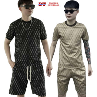 [MỚI] BỘ QUẦN ÁO NAM NỮ CỔ TRÒN HỌA TIẾT CHỮ B-C IN NHIỆT CHẤT LIỆU THUN LẠNH THOÁNG MÁT - SSL