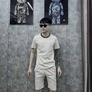 [MỚI] BỘ QUẦN ÁO NAM NỮ CỔ TRÒN HỌA TIẾT CHỮ B-C IN NHIỆT CHẤT LIỆU THUN LẠNH THOÁNG MÁT - SSL