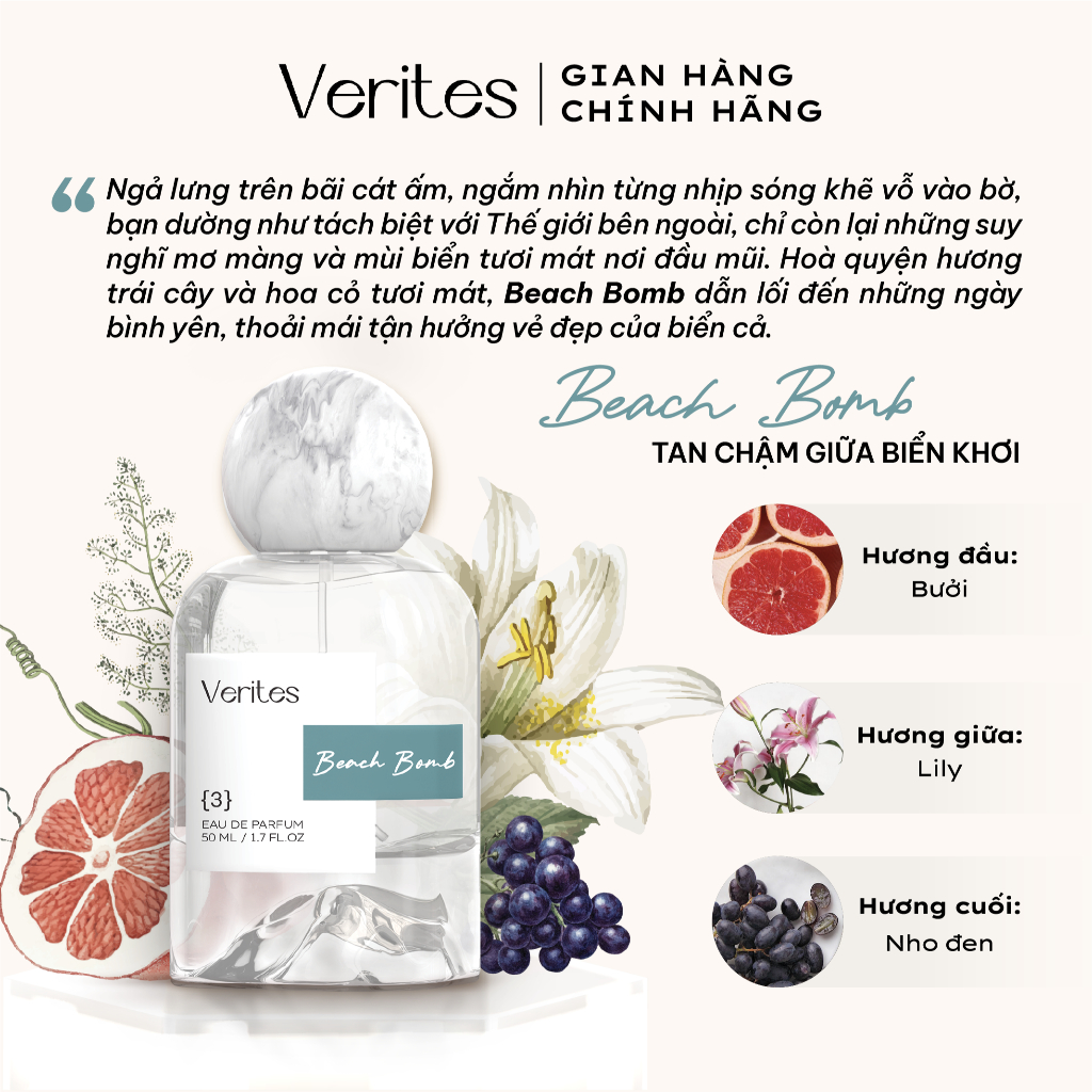 Ảnh Bộ Sưu Tập Trọn Bộ 11 Hương Nước hoa VERITES Minisize 10ml/chai 3