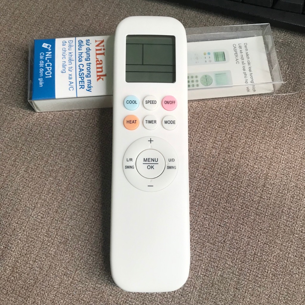 Điều khiển điều hòa đa năng casper NL-CP01, Remote máy lạnh casper mẫu đa năng dùng cho nhiều mẫu khiển khác nha casper