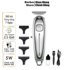 Tông đơ bấm viền Kemei KM-1949 không dây chuyên nghiệp,có thể khắc tatoo, cạo trắng