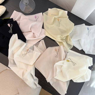 [Combo 10 Cái] Quần Lót Nữ Su Tơ Hoa Tulip Mềm Mịn Mỏng Tàng Hình Không Lộ Viền Cao Cấp