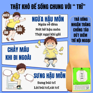 Trà trĩ Fengcha trĩ nội trĩ ngoại, ngứa trĩ, chấm dứt cơn đau trĩ bịch 30 gói lọc