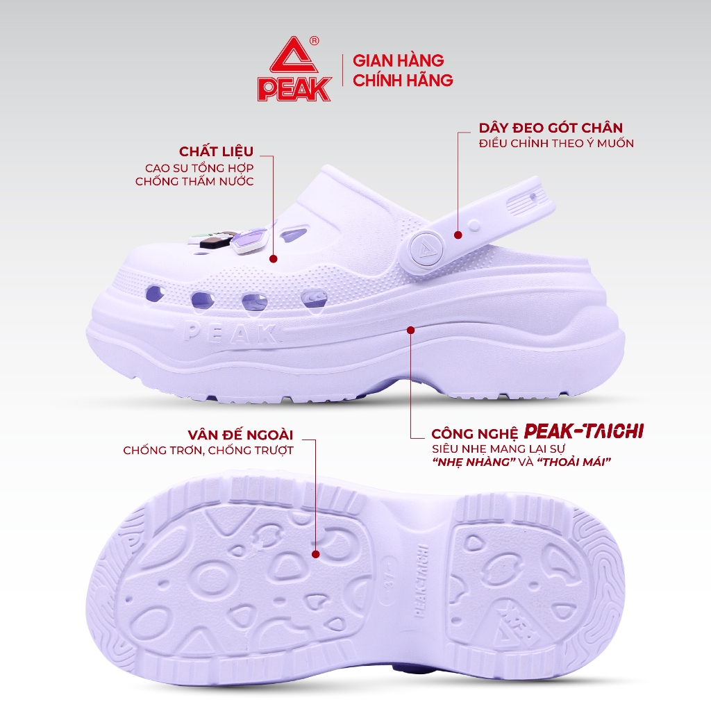 Ảnh Dép CROCS Đế Cao 7cm PEAK TAICHI Siêu Nhẹ CROCS ET42042L 3