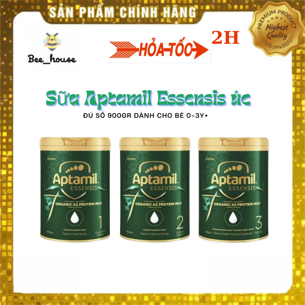 Mгѓ Giбєўm Trгљn Live Sб їa Aptamil Essensis Xanh Lгў Organic Hб їu Cжў гљc