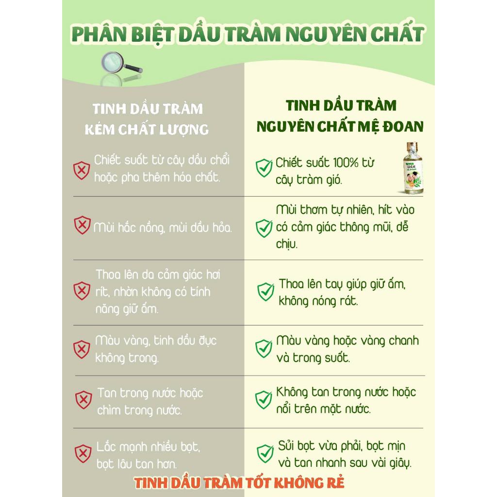 Ảnh Tinh dầu tràm Mệ Đoan nguyên chất giữ ấm, đuổi muỗi, phòng cảm lạnh cho bé 5ml 2