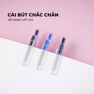 Hộp 5 Bút Gel Classmate Nhanh Khô, Bút Bi Xanh Đen Siêu Trơn Mực Không Thấm Nước CL-GP112
