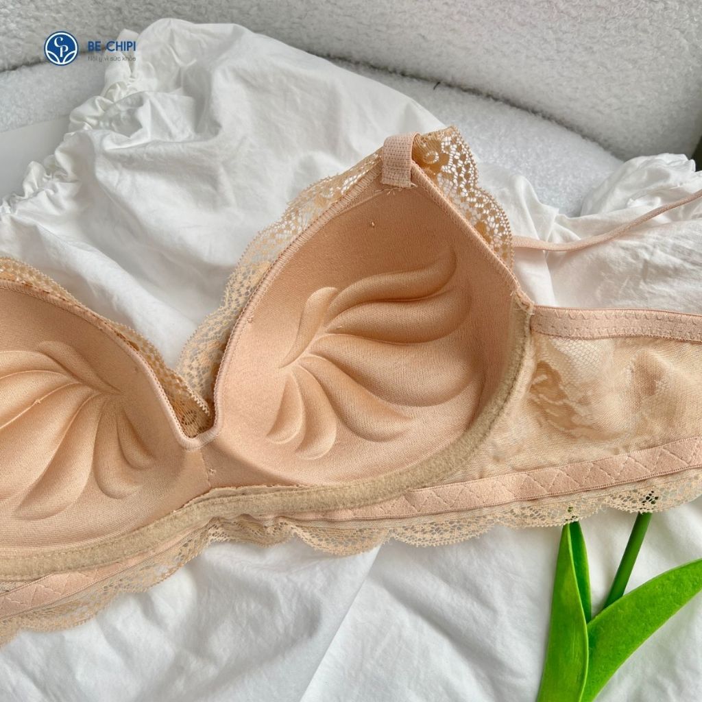 Ảnh Áo Lót Nữ Đệm Mỏng Không Gọng Dáng Vát Ôm Ngực AL6611 By Bechipi 3