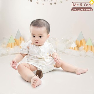 Bộ cộc tay cài thẳng cho bé nhà Mẹ và Con+ nhiều họa tiết đáng yêu vải sợi tre mềm mịn từ 5M đến 6Y