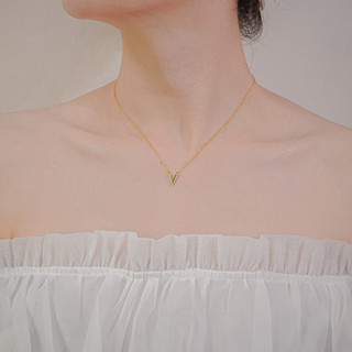 Dây chuyền nữ LAMY Luxury V Shaped Pendant Gold 6390