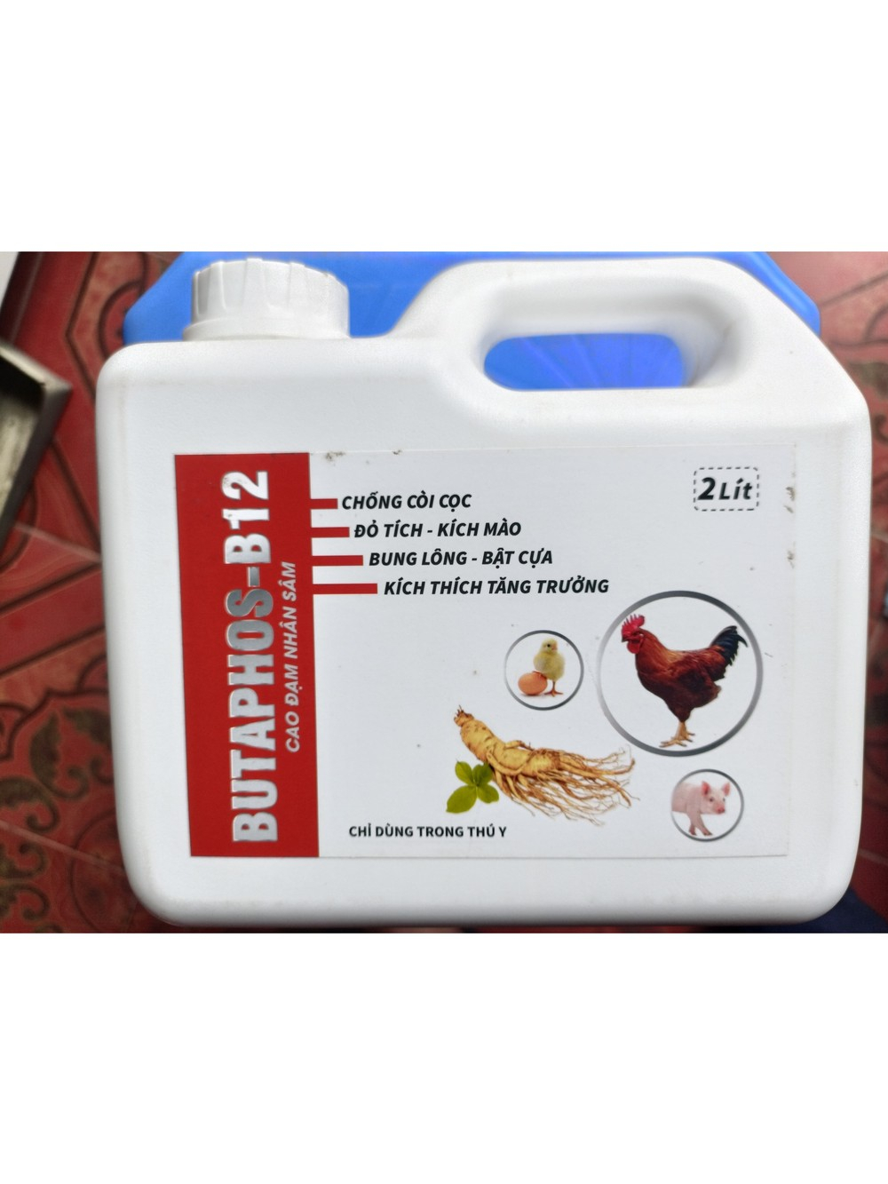 BUTAPHOS-B12 ( 2 LÍT) - CHỐNG CÒI CỌC,ĐỎ TÍCH, KÍCH MÀO,TĂNG TRƯỞNG ...