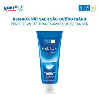 [VB] Combo 2 Sữa rửa mặt dưỡng trắng Hada Labo Perfect White Tranexamic Acid Cleanser 80g