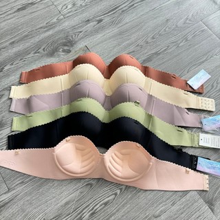 Áo Lót Su Đúc Cúp Sò Không Gọng, Nâng Đẩy Bàn Tay 3P, Chống Trơn Trượt, Thời Trang, Quyến Rũ