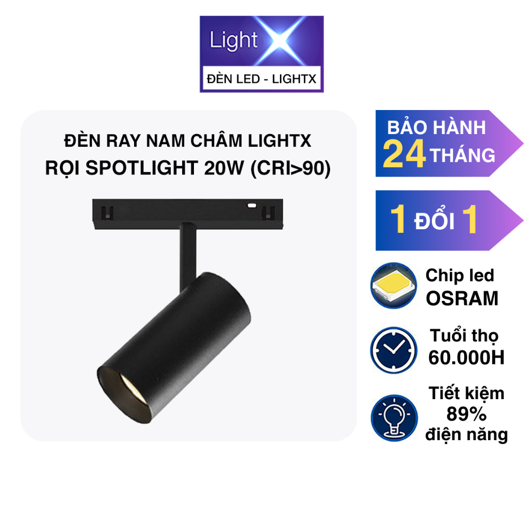 Đèn Rọi Ray Nam Châm 20W Kiểu Chiếu Rọi Spotlight Sử Dụng Chip Led ...