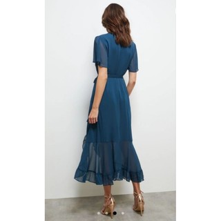 Đầm maxi chiffon cột eo SLNY