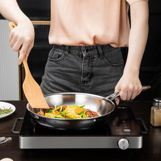 Chảo cạn inox 3 lớp Oyatton [38] dày đẹp, dễ vệ sinh, inox 18/10, size 24/26/28cm O38