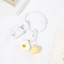 Móc khóa mặt dây chuyền mặt cười, phụ kiện, vòng dây sơn màu, mặt dây chuyền trang sức, mây và hoa