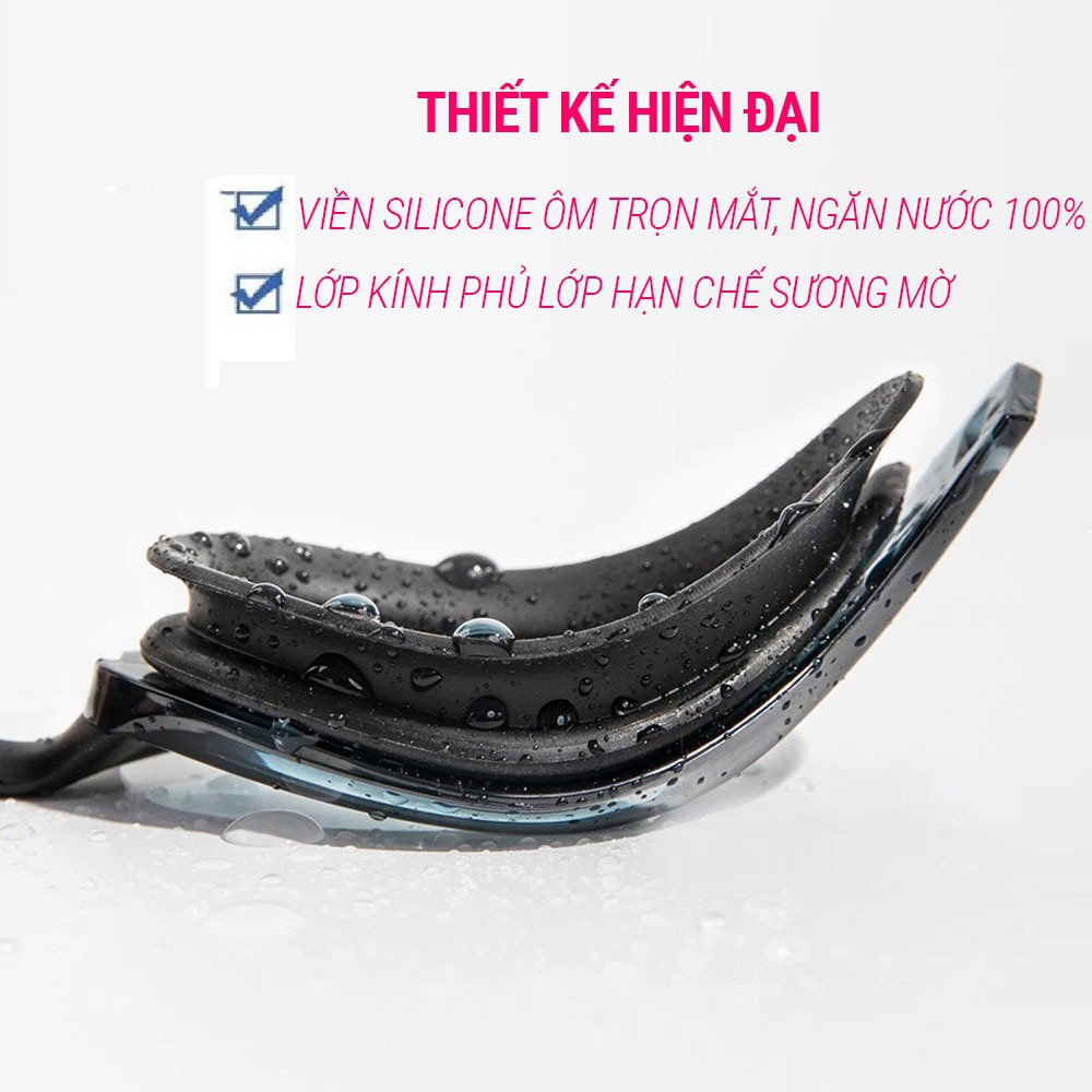 Kính bơi người lớn tráng gương SPORTY 720 cản tia UV, chống sương mờ, bảo vệ mắt