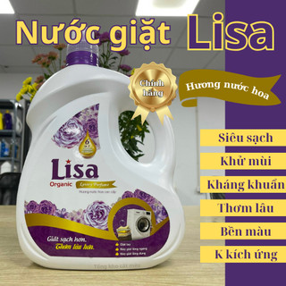 (Free ship) Nước giặt thơm Lisa 2trong1 lưu hương bền lâu, mềm vải, an toàn, khử mùi, kháng khuẩn