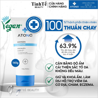 Sữa dưỡng ẩm hữu cơ cho bé Atono2 Oxygen Lotion dành cho da nhạy cảm, khô, ngứa 160g