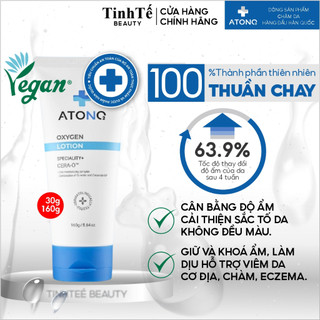 Sữa dưỡng ẩm hữu cơ cho bé Atono2 Oxygen Lotion dành cho da nhạy cảm, khô, ngứa 30g/160g