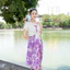 Set váy đi biển 2 món rực rỡ tôn dáng, tôn da thiết kế cao cấp JOLIE FASHION